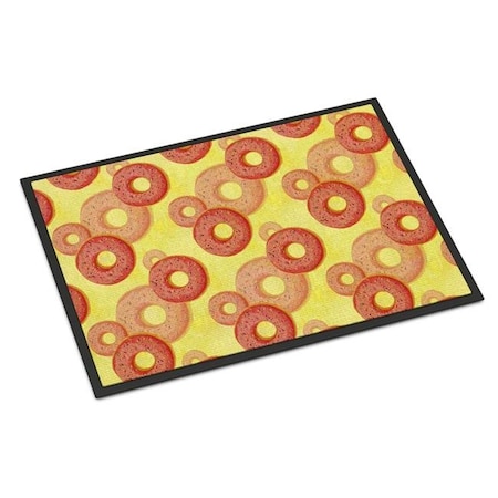 Carolines Treasures BB7561JMAT Watercolor Just Donuts Indoor Or Outdoor Mat; 24 X 36 In.